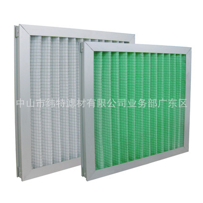 【鋁框G4折疊式初效過濾器】價格,廠家,圖片,液體過濾器,中山市緯特濾材業務部廣東區-